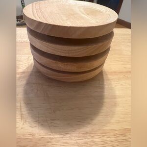 Set of Wooden Coasters